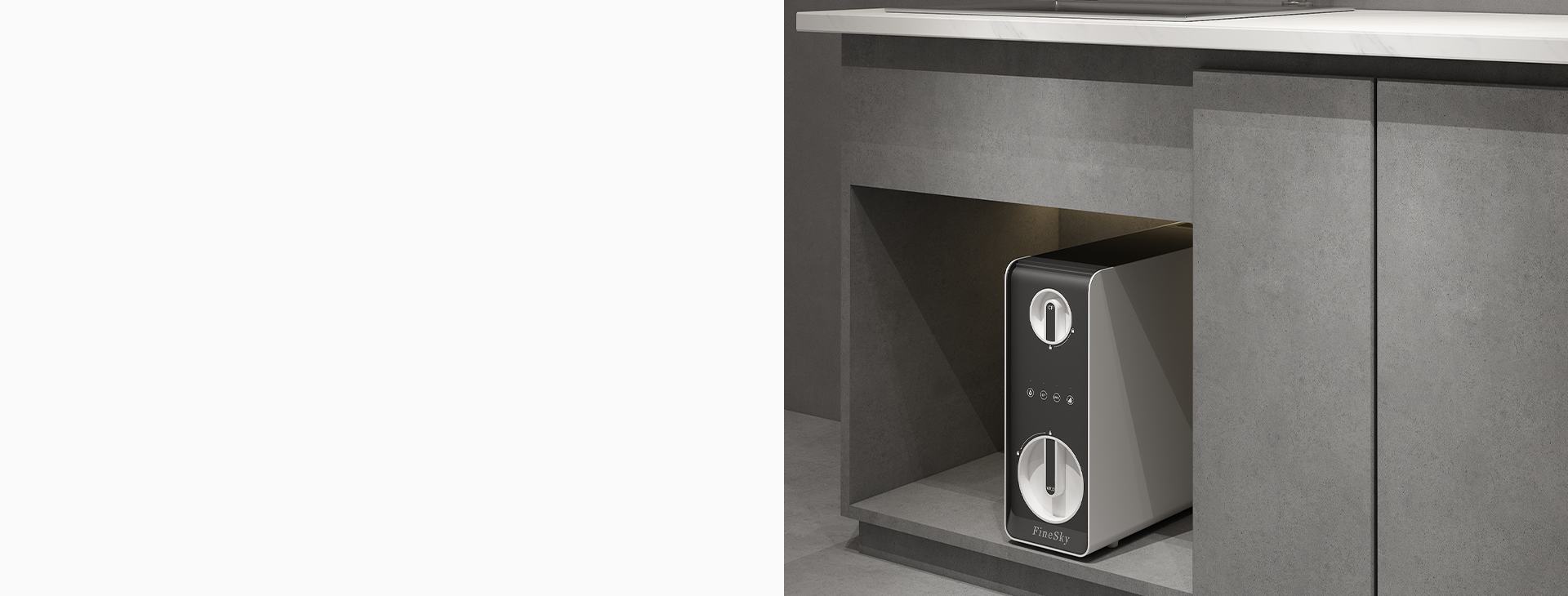 <h4>小身材<br>不占空間</h4>
<p>無罐設(shè)計(jì)，側(cè)抽濾芯，免去繁雜工序，使用更省心。</p>